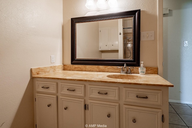 3226 Whitewing Way, Abilene, TX 79606 - bathroom with vanity and tile patterned floors