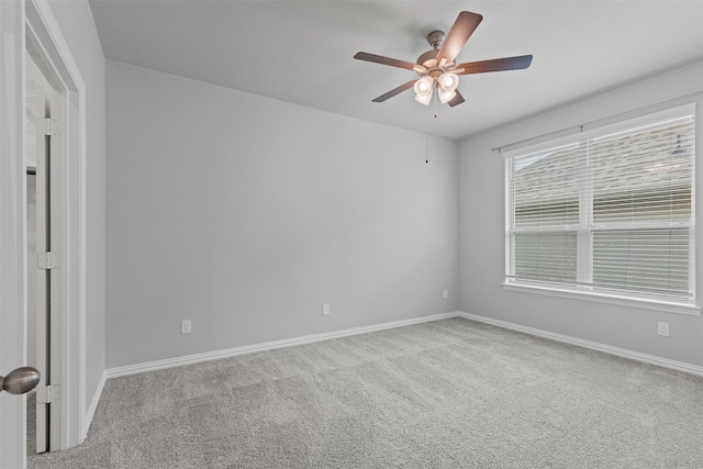 14824 Belclaire Ave, Aledo, TX 76008 - spare room with carpet, baseboards, and a ceiling fan