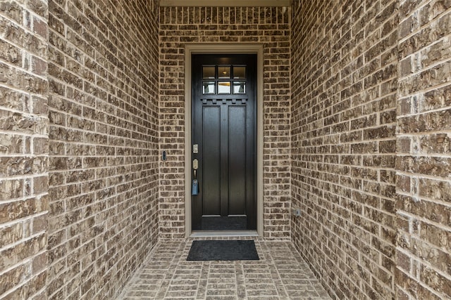 14824 Belclaire Ave, Aledo, TX 76008 - doorway to property with brick siding