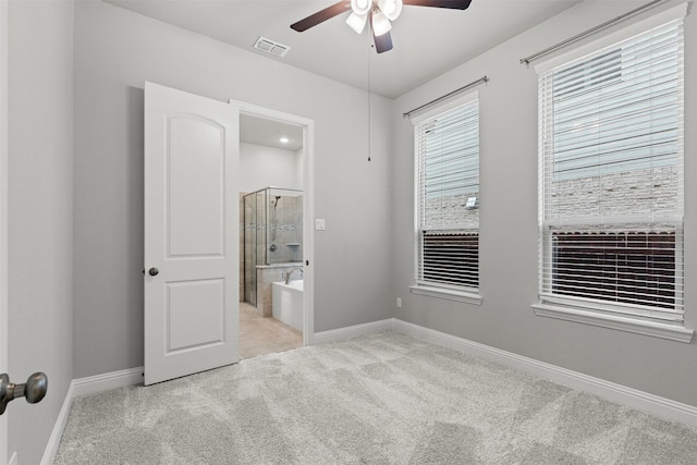 14824 Belclaire Ave, Aledo, TX 76008 - carpeted empty room with a ceiling fan and baseboards