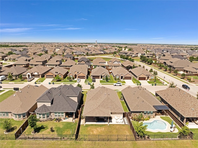 3708 Bennett Trl, Celina, TX 75009 - aerial perspective of suburban area with a pool area