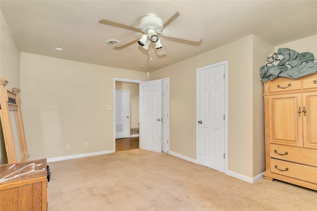 1200 County Road 701a, Cleburne, TX 76031 - unfurnished bedroom featuring light colored carpet, baseboards, and a ceiling fan