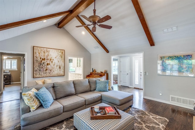 1835 Hatherly Dr, Plano, TX 75023 - living room with a ceiling fan, wood finished floors, baseboards, and recessed lighting
