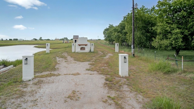 7608 N Branch Rd, Krum, TX 76249 - view of street featuring a water view