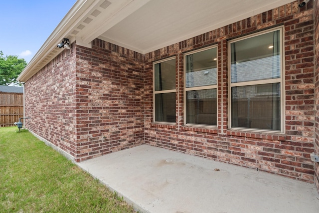 1309 Haybale Ln, Garland, TX 75042 - view of patio featuring fence
