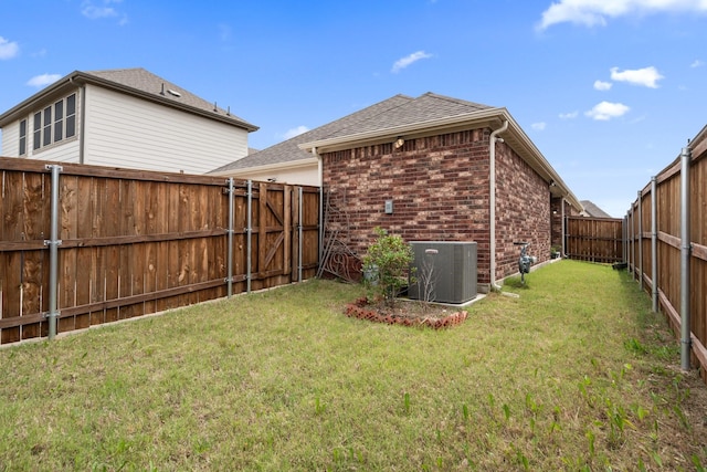 1309 Haybale Ln, Garland, TX 75042 - view of yard with central AC unit and a gate