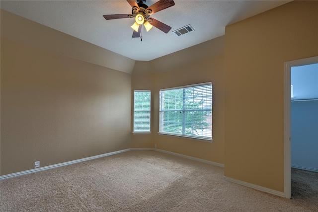 319 Paloverde Ln, Frisco, TX 75036 - empty room with light carpet, a ceiling fan, and baseboards