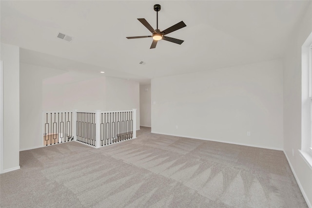 1529 Harvest Run Dr, Allen, TX 75002 - carpeted empty room featuring a ceiling fan and baseboards
