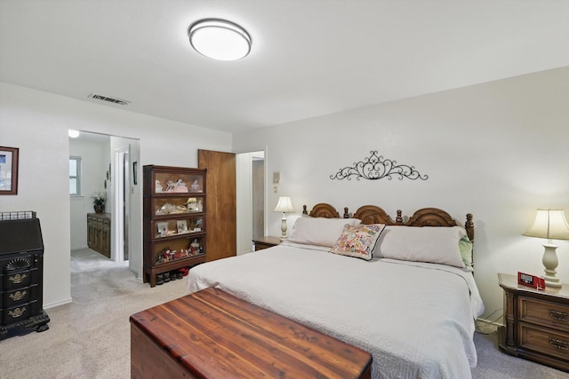 4401 Longacres Ct, Arlington, TX 76016 - bedroom featuring light carpet and ensuite bath