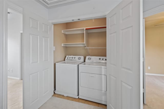 5719 Butterfly Way, Fairview, TX 75069 - laundry area with washer and clothes dryer and baseboards