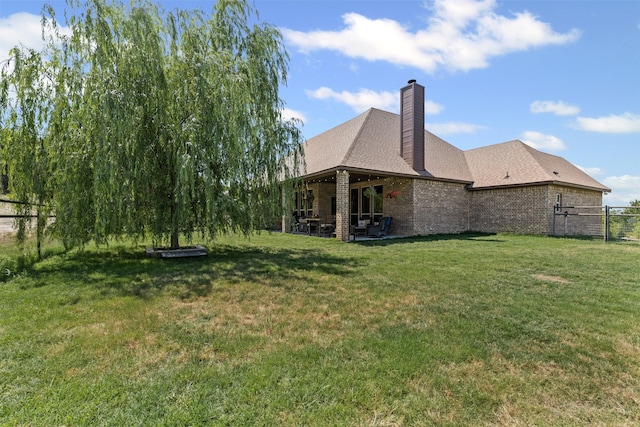 101 Cedar Mountain Dr, Weatherford, TX 76085 - view of yard featuring a patio area