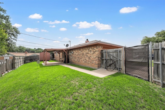 601 Circle Creek Dr, Hewitt, TX 76643 - view of yard with a gate and a patio