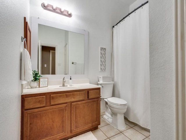 1710 Redcedar Dr, Wylie, TX 75098 - bathroom with tile patterned flooring, toilet, and vanity