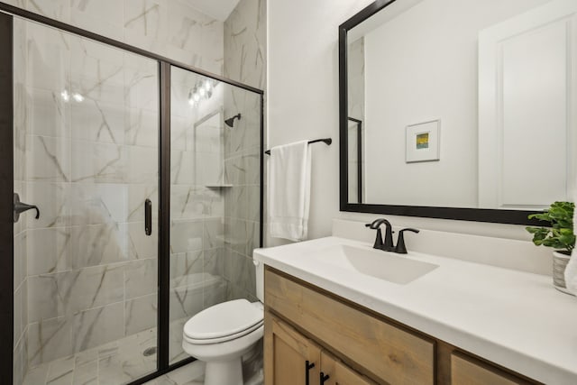 4108 Fall Aster Way, Aubrey, TX 76227 - full bath featuring vanity, a shower stall, and toilet
