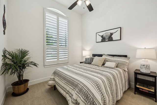 4108 Fall Aster Way, Aubrey, TX 76227 - bedroom with light carpet, baseboards, and ceiling fan