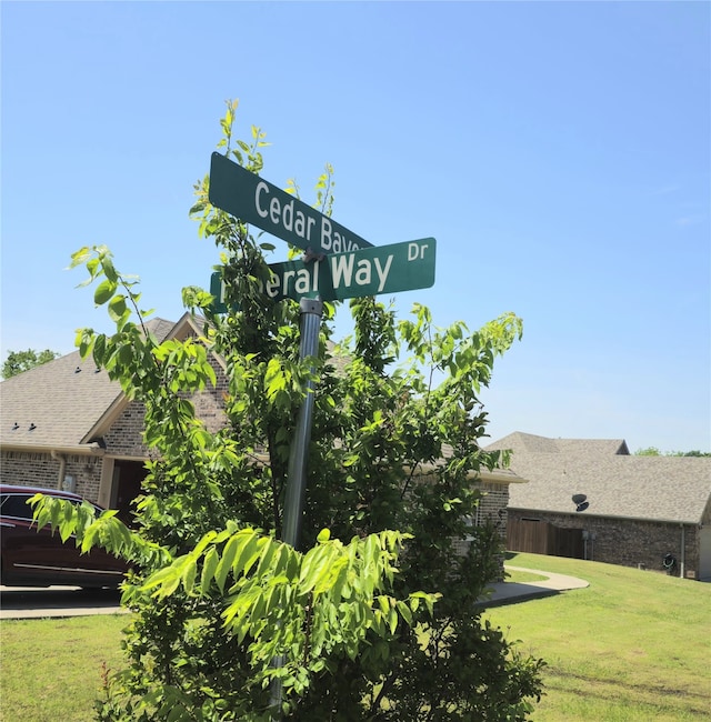 16 Cedar Bayou Cir, Pottsboro, TX 75076 - exterior view of brick siding