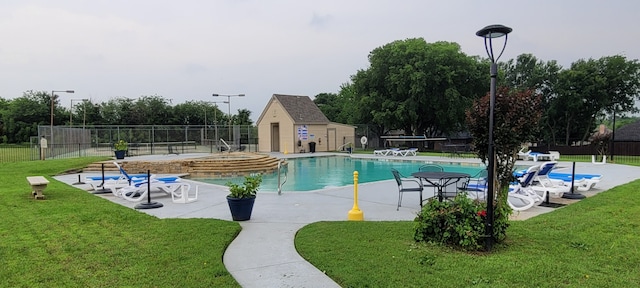 16 Cedar Bayou Cir, Pottsboro, TX 75076 - community pool with a patio