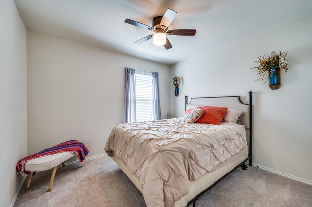 1137 Vernon Dr, Aubrey, TX 76227 - carpeted bedroom featuring baseboards and a ceiling fan
