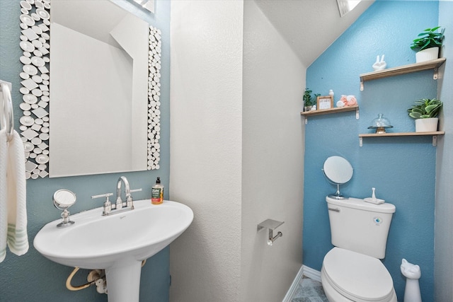 1612 Marble Cove Ln, Denton, TX 76210 - bathroom with toilet and a sink