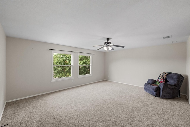 1612 Marble Cove Ln, Denton, TX 76210 - unfurnished room with carpet flooring, baseboards, and ceiling fan