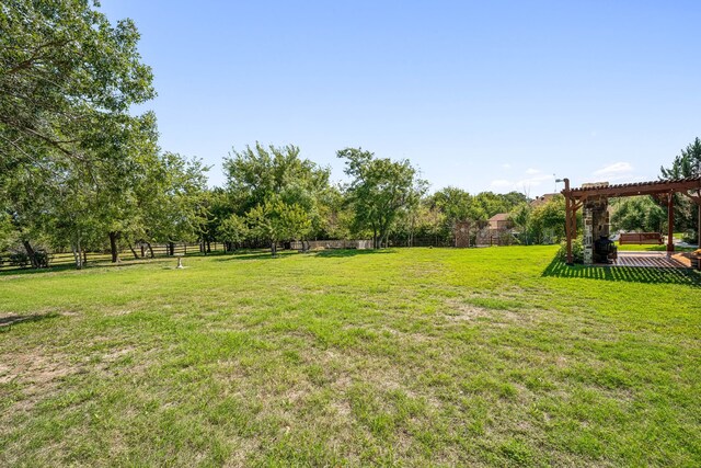 109 Rio Bravo Ct, Weatherford, TX 76088 - view of yard featuring a pergola