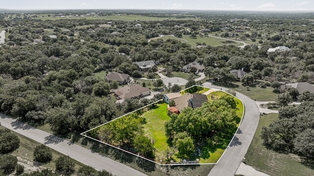109 Rio Bravo Ct, Weatherford, TX 76088 - aerial view of property and surrounding area featuring property parcel outlined