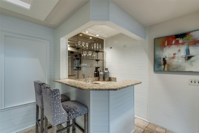 3824 Wyeth Dr, Plano, TX 75023 - indoor wet bar with tile patterned flooring