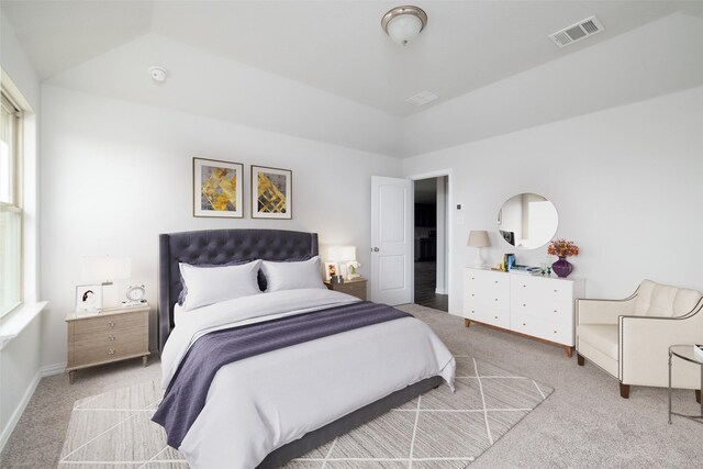1910 Blackbird Ln, Princeton, TX 75407 - bedroom featuring carpet flooring, lofted ceiling, and baseboards