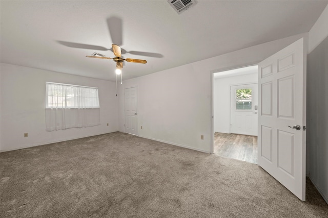 1812 Trinity Dr, Waco, TX 76710 - carpeted spare room featuring ceiling fan