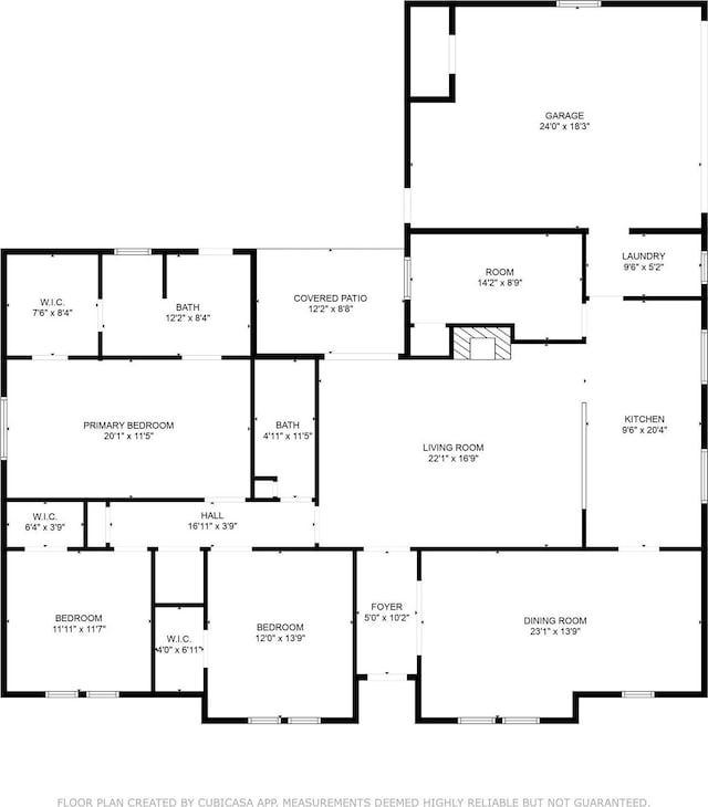 1812 Trinity Dr, Waco, TX 76710 - home floor plan