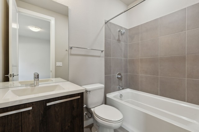 3967 Sanders Dr, Celina, TX 75009 - bathroom with toilet,  shower combination, and vanity