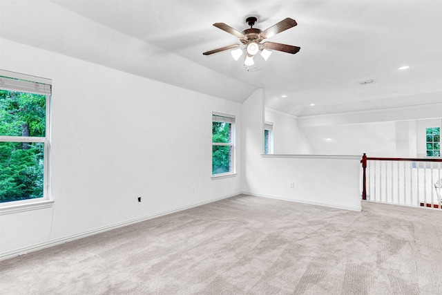 1600 Templegate Dr, Mckinney, TX 75072 - carpeted spare room featuring ceiling fan, recessed lighting, and baseboards