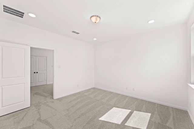1126 Bexar Ln, Plano, TX 75075 - empty room featuring carpet flooring, baseboards, and recessed lighting
