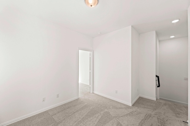 1126 Bexar Ln, Plano, TX 75075 - carpeted spare room with baseboards and recessed lighting