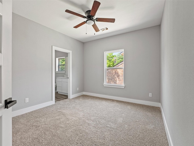 6223 Post Oak Ter, Fort Worth, TX 76112 - unfurnished room featuring carpet flooring, baseboards, and a ceiling fan
