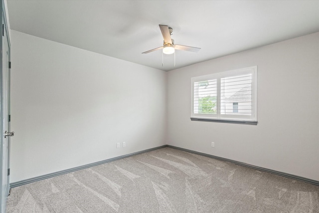 755 Richmond Ln, Keller, TX 76248 - carpeted spare room featuring a ceiling fan and baseboards
