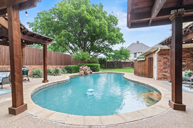 755 Richmond Ln, Keller, TX 76248 - view of swimming pool featuring a fenced backyard and a patio