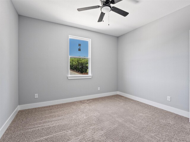 6221 Post Oak Ter, Fort Worth, TX 76112 - carpeted empty room featuring ceiling fan and baseboards