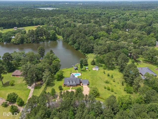 10198 Castanedo Ct, Keithville, LA 71047 - view of property location with a forest and a nearby body of water