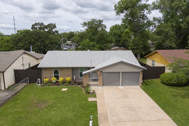 6912 Griggs St, Forest Hill, TX 76140 - single story home with brick siding, a garage, driveway, and roof with shingles