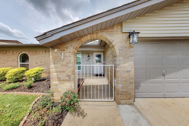 6912 Griggs St, Forest Hill, TX 76140 - entrance to property with brick siding and a gate