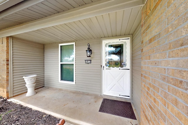 6912 Griggs St, Forest Hill, TX 76140 - doorway to property with brick siding
