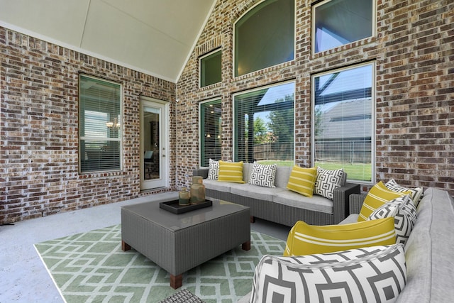 13736 Kevin Dr, Frisco, TX 75035 - view of patio / terrace featuring an outdoor hangout area