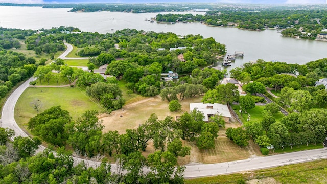 4208 Shore Front Dr, Fort Worth, TX 76135 - aerial view of a nearby body of water and a tree filled landscape