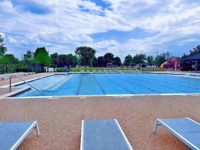 1508 Mockingbird Dr, Aubrey, TX 76227 - community pool with fence