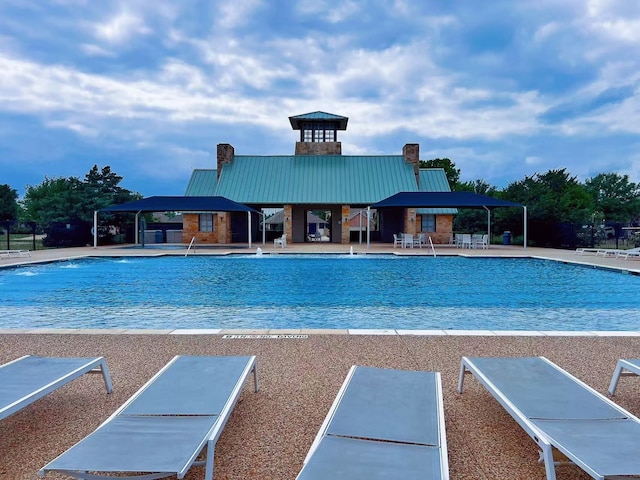 1508 Mockingbird Dr, Aubrey, TX 76227 - community pool with a patio area