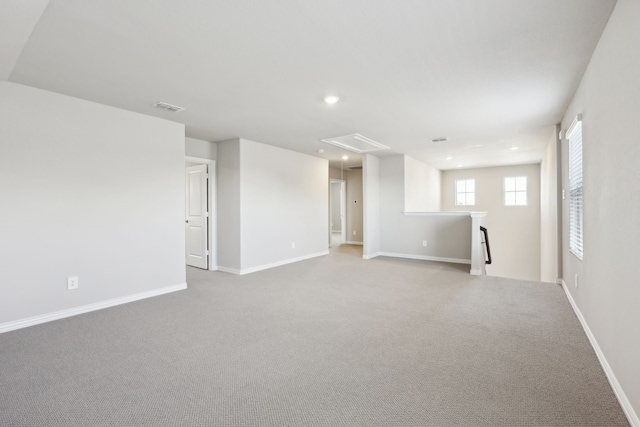 510 Willet Dr, Mckinney, TX 75069 - spare room featuring attic access, carpet floors, recessed lighting, and baseboards