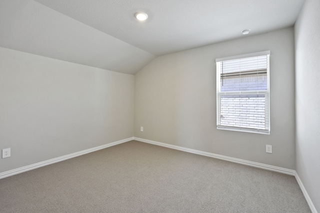 510 Willet Dr, Mckinney, TX 75069 - additional living space with carpet, vaulted ceiling, and baseboards