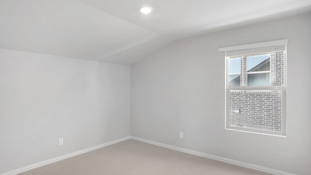 516 Willet Dr, Mckinney, TX 75069 - bonus room with lofted ceiling, light colored carpet, and recessed lighting