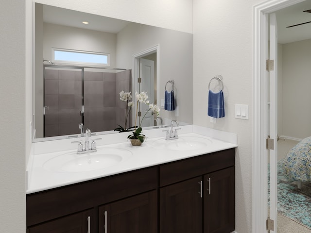 516 Willet Dr, Mckinney, TX 75069 - full bath with double vanity and tiled shower
